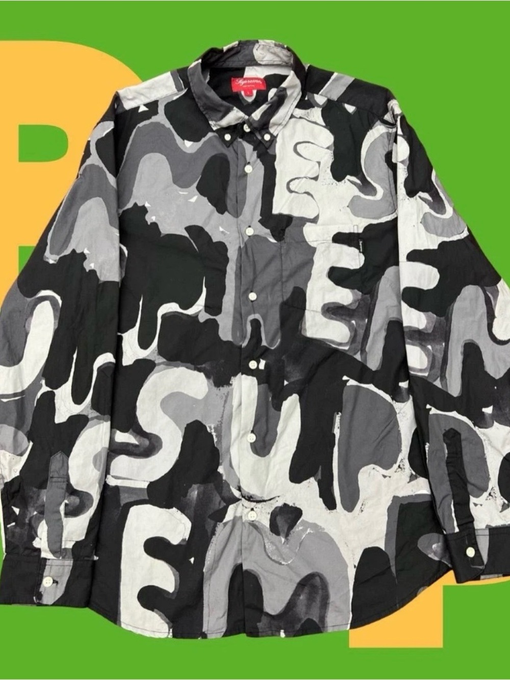 Supreme Painted Logo Shirt (Large)